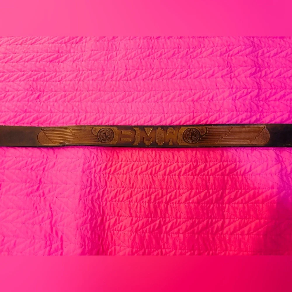BMW LIMITED EDITION VINTAGE BROWN LEATHER BELT